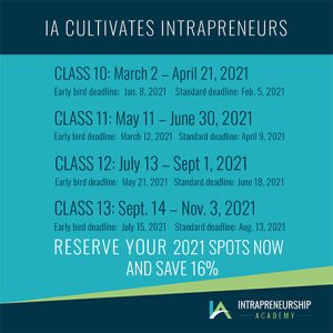 Intraprenuership Academy cultivates intrapreneurs