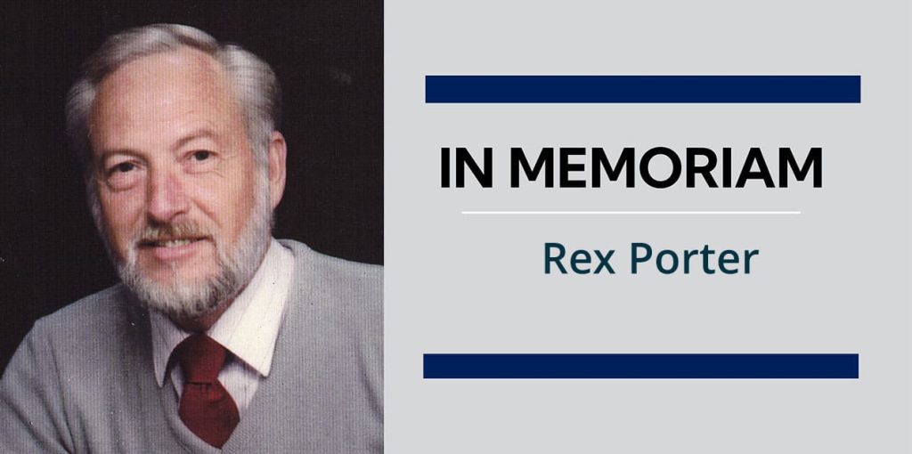 In Memoriam - Rex Porter