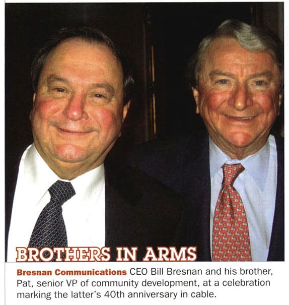 Brothers in Arms Pat and Bill Bresnan MCN February 20, 2006