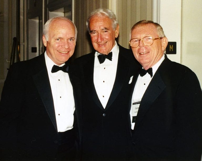 Brian Lamb, Ralph Roberts, and Chuck Dolan - 2000