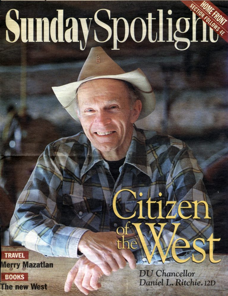 Dan Ritchie, Citizen of the West in 1998 Rocky Mountain News