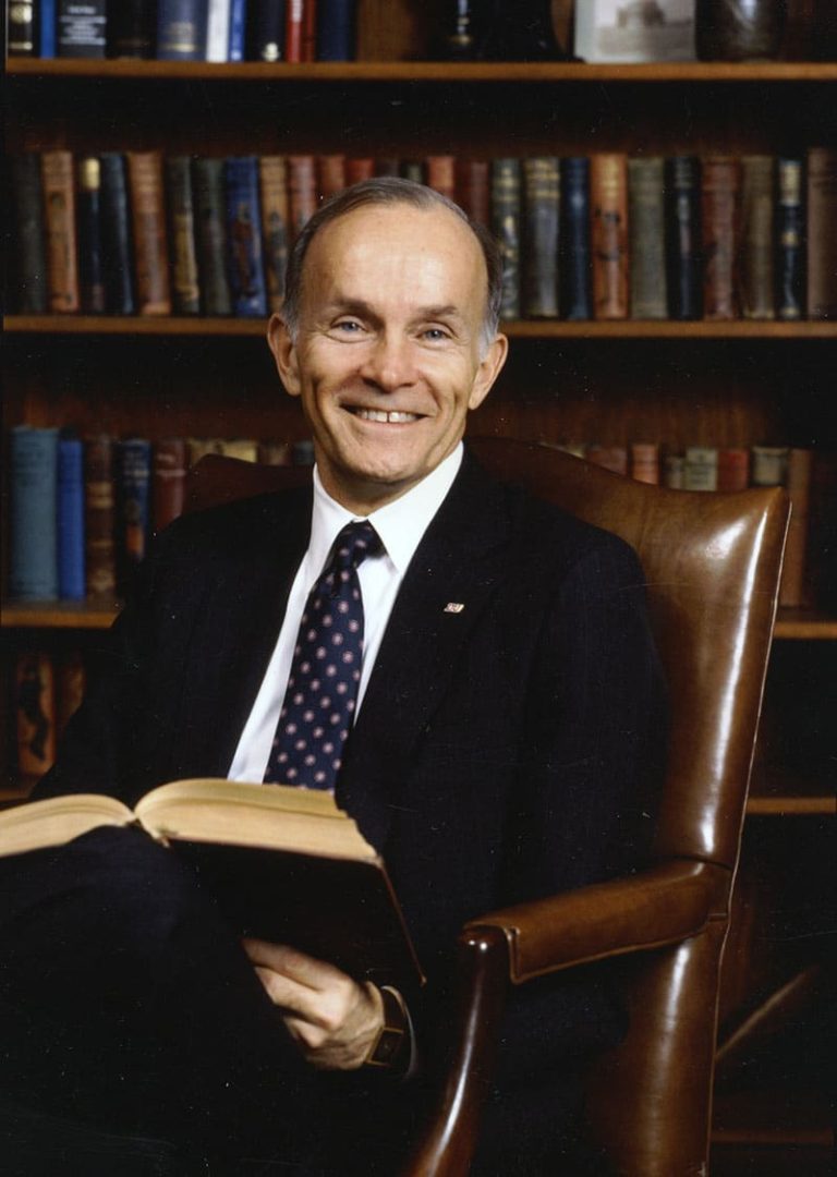 Daniel Ritchie in his study.