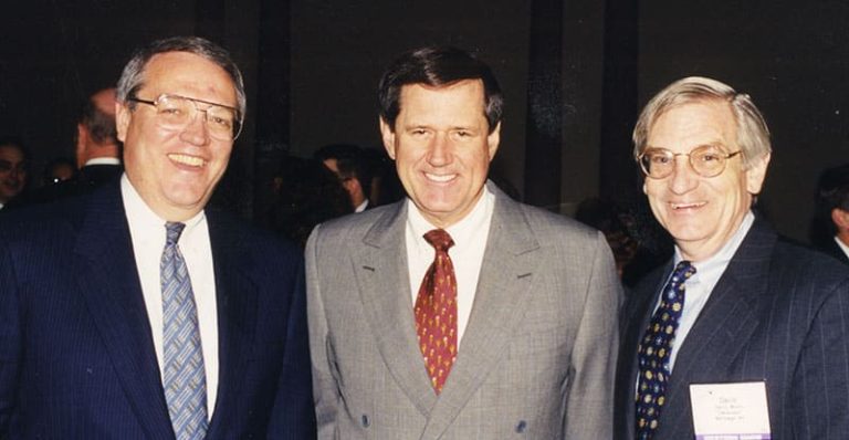 Leo Hindery, Rick Michaels, and David Wicks, 1999 Western Show.