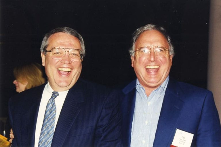 Leo Hindery and Frank Drendell, 1998 Western Show.