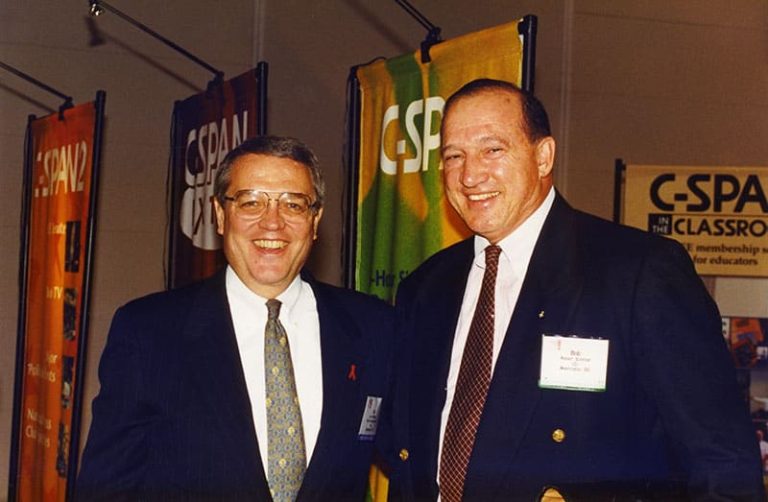 Leo Hindery and Robert Schmidt, 1998 Western Show