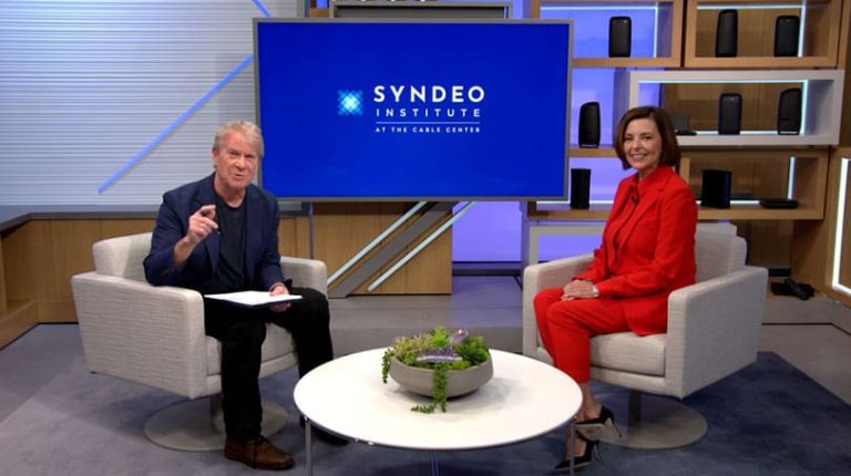 Stewart Schley Interviewing Janice Arouh on December 5, 2025 at Charter Headquarters in Stamford CT.