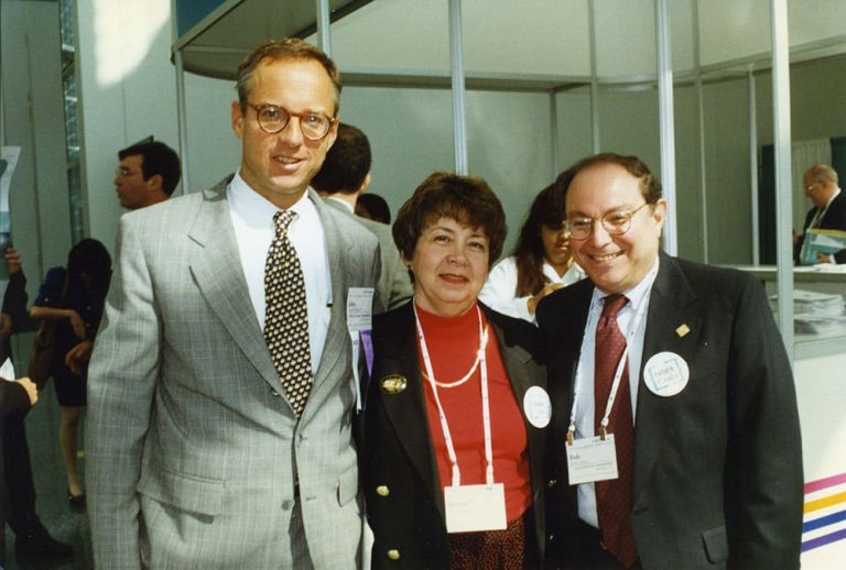 John Waller, Diane & Bob Miron – 1996 NCTA Cable Show